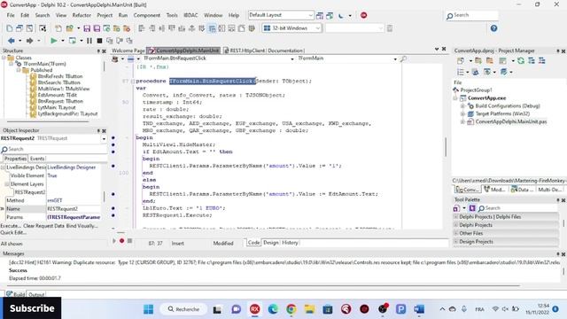 Delphi - REST API Part 2 : REST Debugger & CODE SOURCE "Create your Exchange rates Application" смотреть онлайн