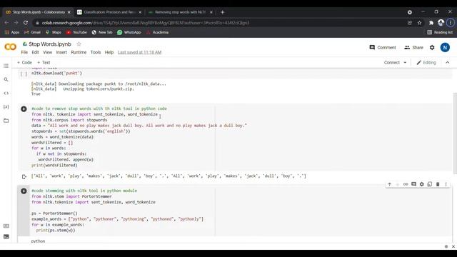 Stop Word | Stemming & Features Extraction | Lab Assignment | смотреть онлайн