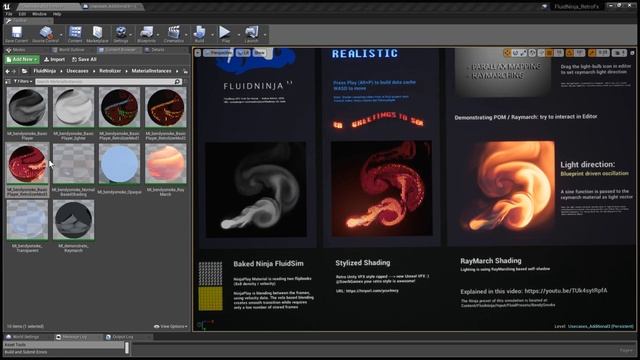 FluidNinja - Feeding the same baked data to Stylized and Realistic shaders - Retrolizer Pack [UE4] смотреть онлайн