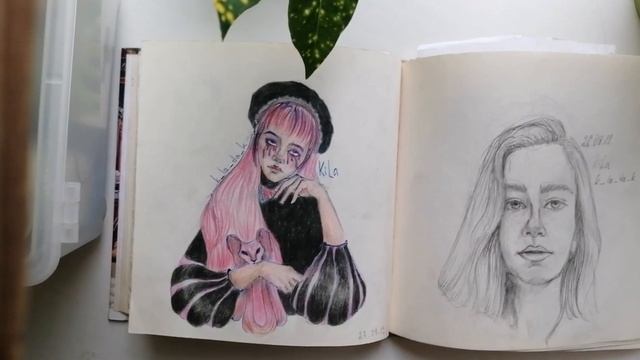 SKETCHBOOK | ОБЗОР СКЕТЧБУКА | ПРОГРЕСС ЗА ГОД смотреть онлайн