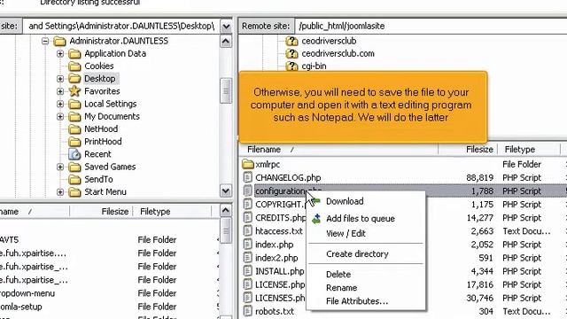 How to Change the Joomla Directory Using FTP смотреть онлайн