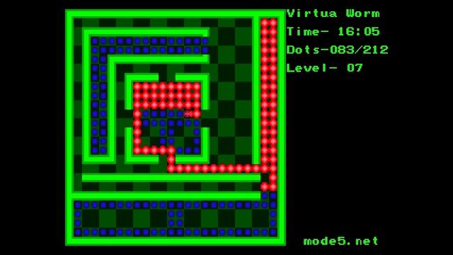 Virtua Worm - Genesis Homebrew Game