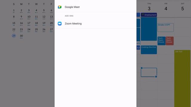 Google Calendar iPad смотреть онлайн