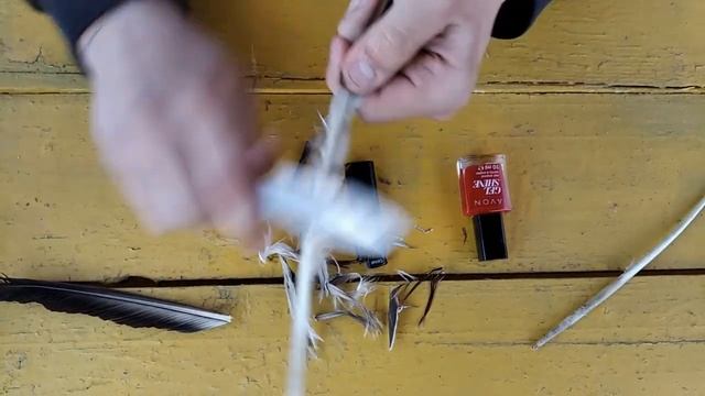 Поплавок из пера или самоделка для рыбалки смотреть онлайн