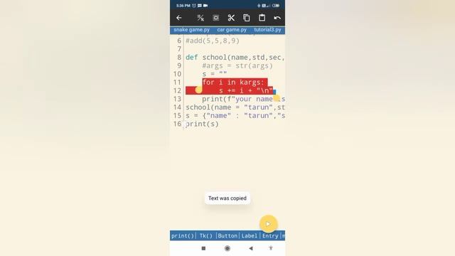 *args and **kwargs part 2 || free python tutorial || in tamil || @Let's Learn Programming смотреть онлайн