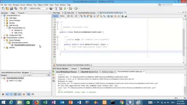 Consume a java Web Service using Netbeans IDE смотреть онлайн