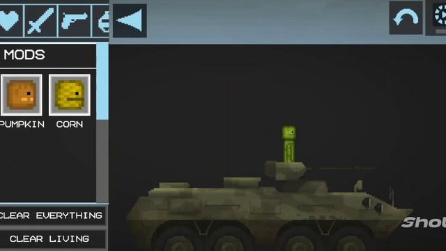 как посадить мелона в танк машину или самокат MelonPlayGround.#melonplaygroud#melonplay #gameplay