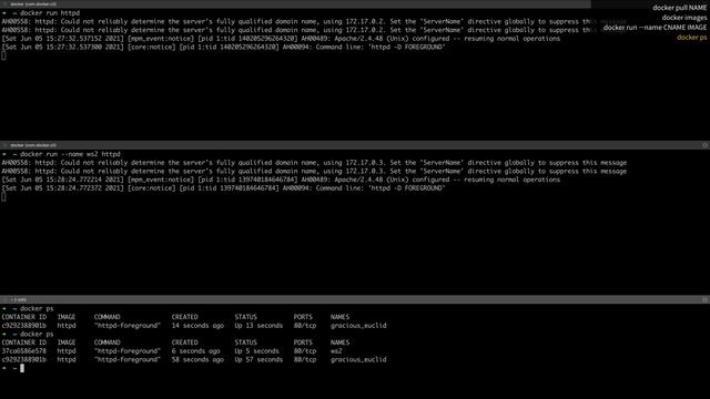 생활코딩 Docker 입문수업 - 4. 컨테이너 run смотреть онлайн