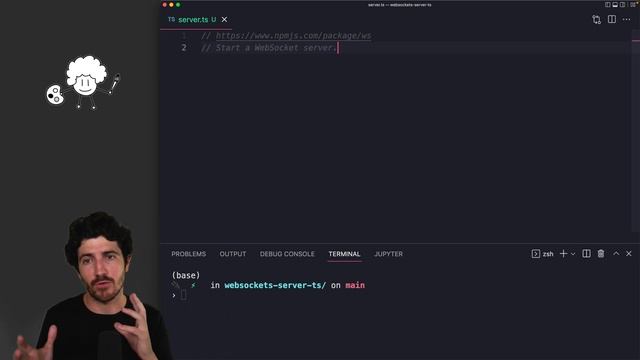WebSocket Server in TypeScript смотреть онлайн