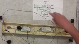 как подключить люминесцентный светильник (ЛБ -20, 40, 60, 80)