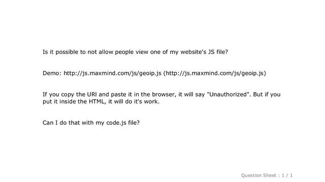 HTML : Why does this link to a JS file return Unauthorized, but it works in HTML? смотреть онлайн