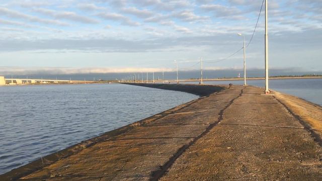 2021.05 дамба, Нижегородская ГЭС, Городецкий район, Нижегородская область смотреть онлайн