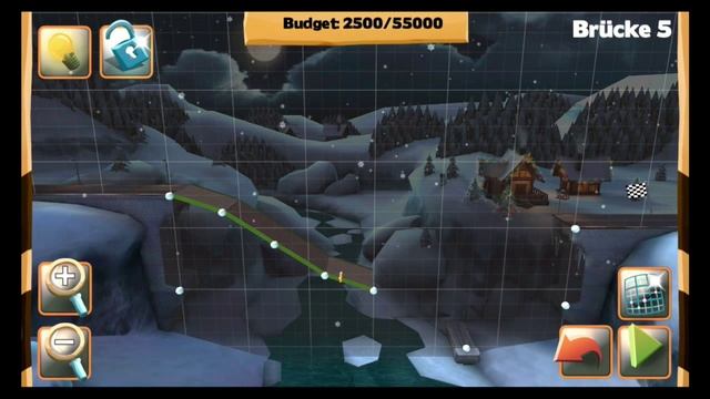 Bridge Constructor Snowy Hills Bridge 4 & 5 Walkthrough смотреть онлайн