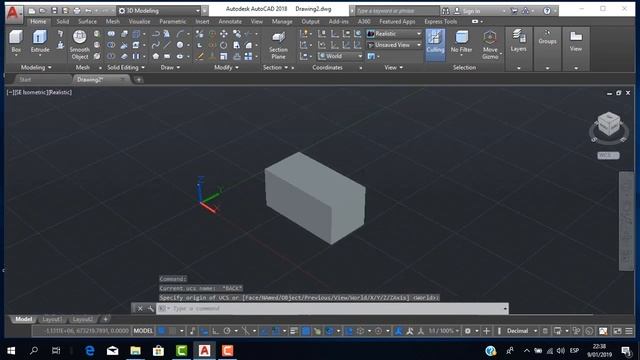 CURSO AUTOCAD 2018 - SESIÓN 01 3D смотреть онлайн