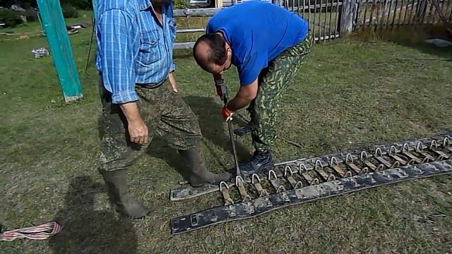 Правка клыков траков гусеницы 24 08 2018 смотреть онлайн