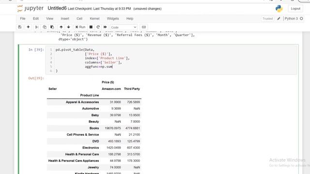 python pivot table episode 04 смотреть онлайн