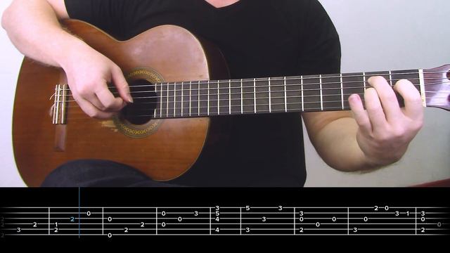 Moon river guitar lesson acoustic cover fingerstyle tutorial tab (guitarclub4you) смотреть онлайн