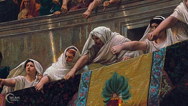 SPORTS FANS, ROMAN-STYLE: Pollice Verso by Jean-Léon Gérôme смотреть онлайн