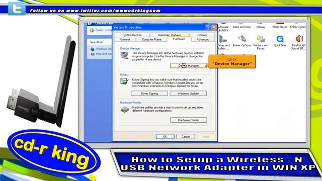 WIRELESS N USB NETWORK ADAPTER IN WINDOWS XP INSTALLATION (WU-NETA-001-R) смотреть онлайн