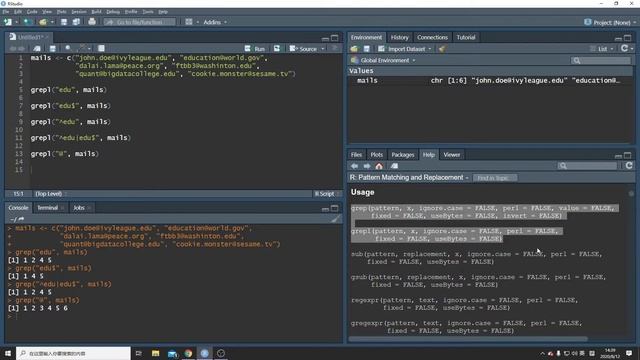 【R语言小教室】grep和grepl函数的应用 смотреть онлайн