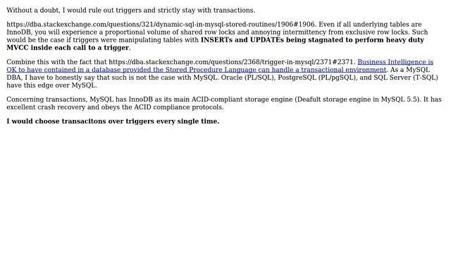 Databases: Using MySQL triggers or transactions? (3 Solutions!!) смотреть онлайн