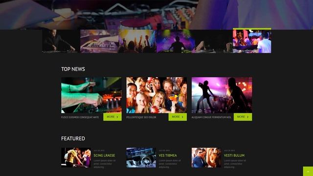 Music Responsive WordPress Theme by WT Website Template - 52476 смотреть онлайн