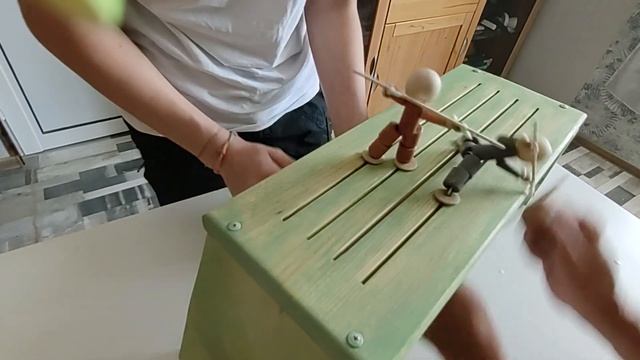 Сделали настольную игру 