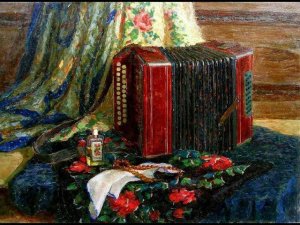 Песни под гармонь. "Виновата ли я"