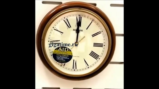 Настенные часы Rhythm CMH723CR06 Магазин часов Гигатайм смотреть онлайн