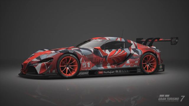 Grand Turismo 7 : FT 1 VGT Red Camo Final Livery смотреть онлайн