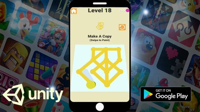 Puzzle Game Line Paint clone in Unity3D | Unity Beginner Tutorial Coding смотреть онлайн