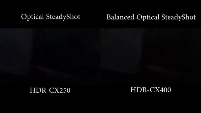 SONY HDR-CX250 (Optical SteadyShot) Vs SONY HDR-CX400 (Balansed Optical SteadyShot)