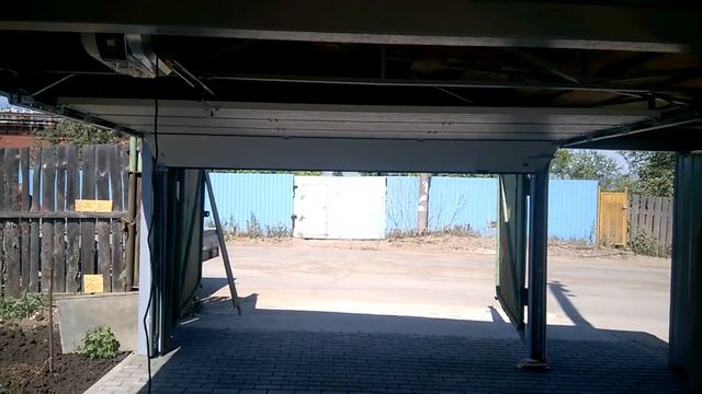 Автоматические ворота Алютех с экстремально низкой притолкой смотреть онлайн