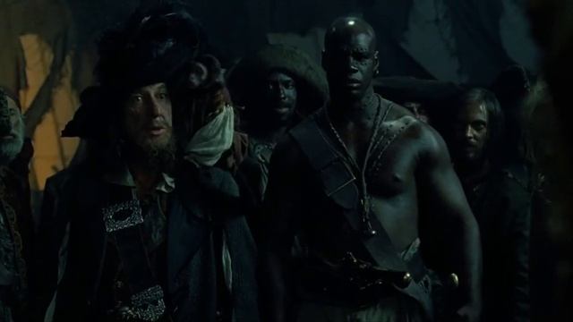 Pirates of the Caribbean: The Curse of the Black Pearl - Elizabeth Meets Barbossa (HD) смотреть онлайн