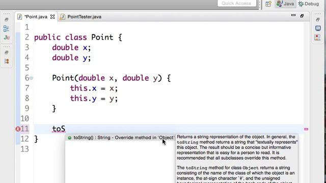 CSE114 Lab 20151111 equals and toString Part 1 смотреть онлайн