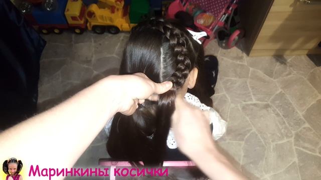 Оригинальная прическа для девочки | !!! ОЧЕНЬ ПРОСТО и БЫСТРО !!!! смотреть онлайн