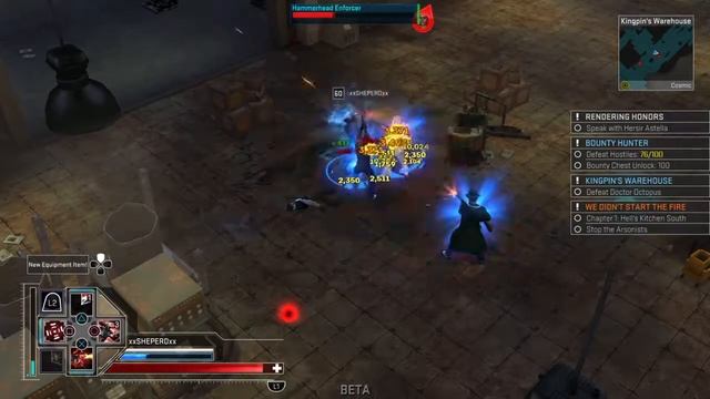 Marvel Heroes Omega - War Machine in Kingpin's Warehouse (Cosmic) смотреть онлайн