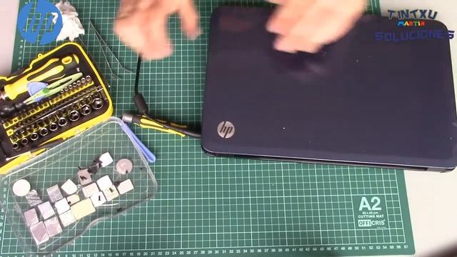 HP Pavilion G6, desmontage, mantenimiento, cambio de hhd a ssd. смотреть онлайн