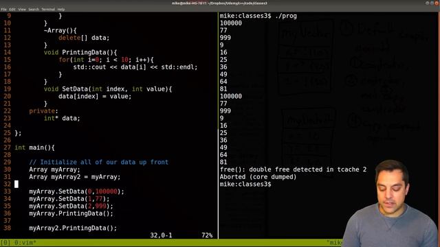 Classes part 3 - Copy Constructor and Copy Assignment (Deep and Shallow Copy) | Modern Cpp Series смотреть онлайн