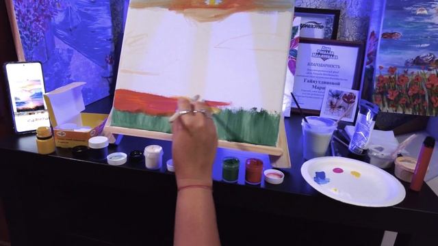 Рисую дома. Картины акрилом и мастихином. Добрая история смотреть онлайн