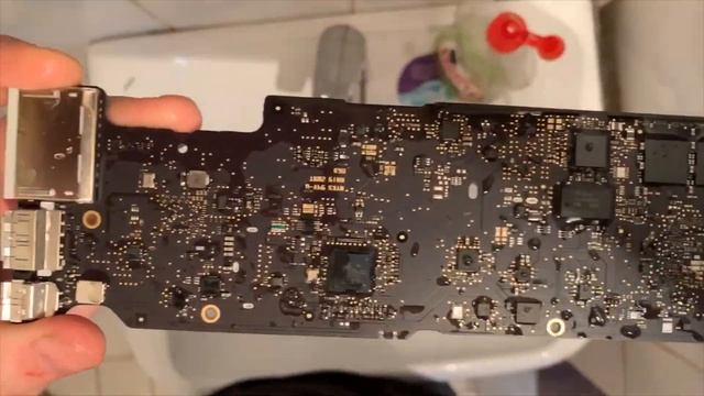 Оживление после залития лимонадом MacBook Air 13 2017 A1466