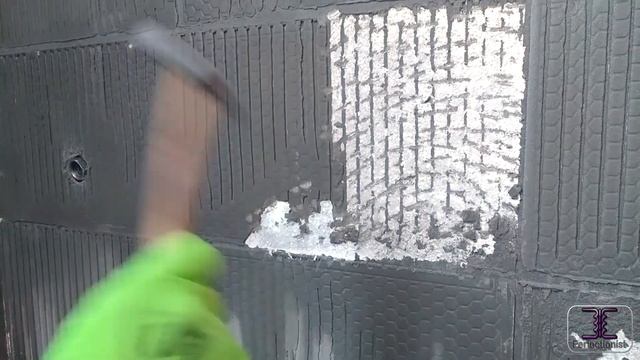 КАК СНЯТЬ СО СТЕНЫ ПЛИТОЧНЫЙ КЛЕЙ, ПОСЛЕ УДАЛЕНИЯ ПЛИТКИ, БЕЗ ПЫЛИ И ЭЛЕКТРОИНСТРУМЕНТА. смотреть онлайн