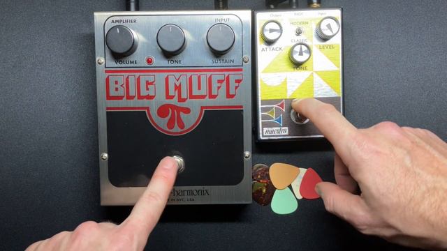 Fuzz comparison Big Muff vs Maestro FZ-M CLASSIC Setting смотреть онлайн