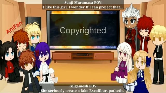 Реакция персонажей Fate смотреть онлайн