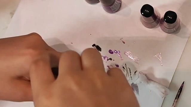 Делаю фиолетовый дизайн с сердечками!! /Arinka/ смотреть онлайн