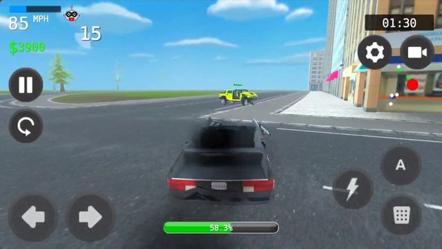 City Police Inspector Car Crash Racing Chaser 3d Simulator - Android Gameplay. смотреть онлайн