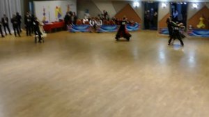 Бальные танцы, Стандарт, Взрослые+Молодежь до В класса, 5 танцев