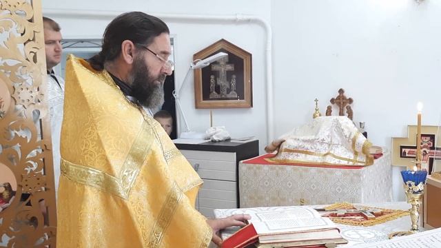 Чтение Евангелия. Неделя17-я по Пятидесятнице.Храм Архангела Михаила. С. Михайловка. Прим. край. смотреть онлайн