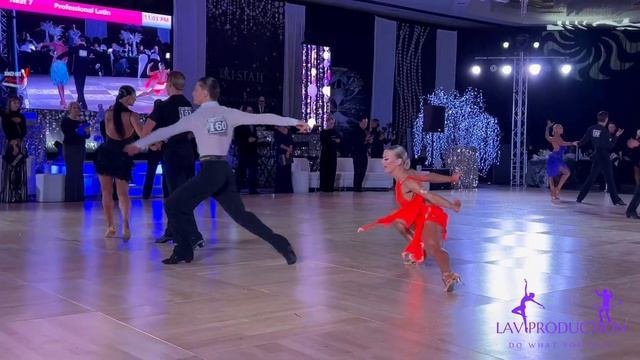 Kostiantyn Samarskyi & Margarita Golubeva | Rumba | Pro Latin, Tri-State 2023 смотреть онлайн