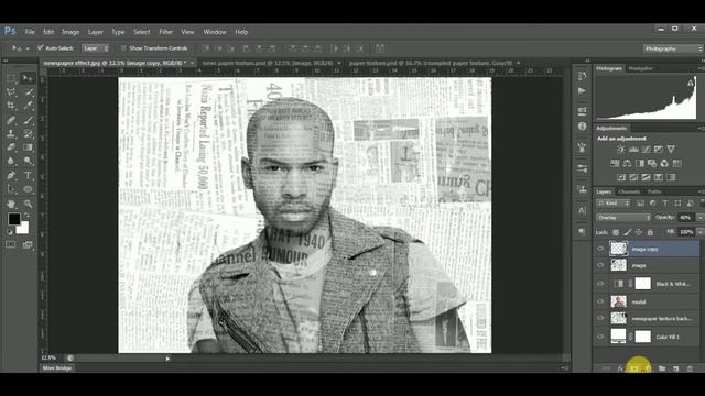 How to create news paper texture effect photoshop смотреть онлайн